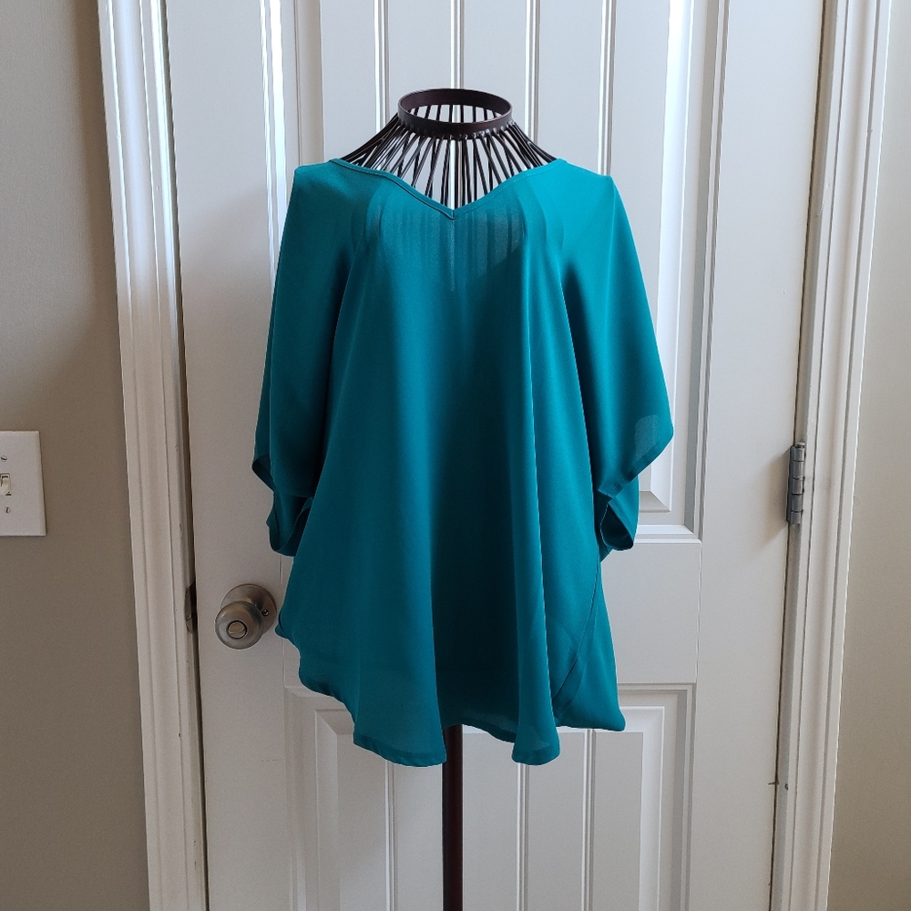 Teal Lush Blouse